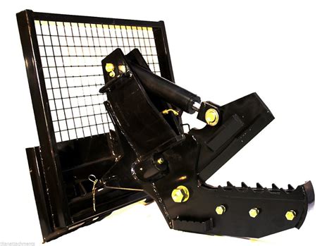 skid steer extended rotating tree shear canada|skid steer attachments tree shear.